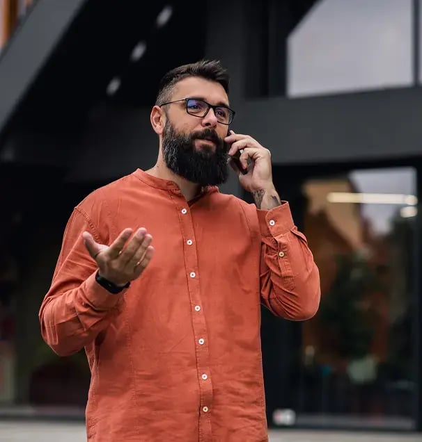 Businessman Phone Call-sm